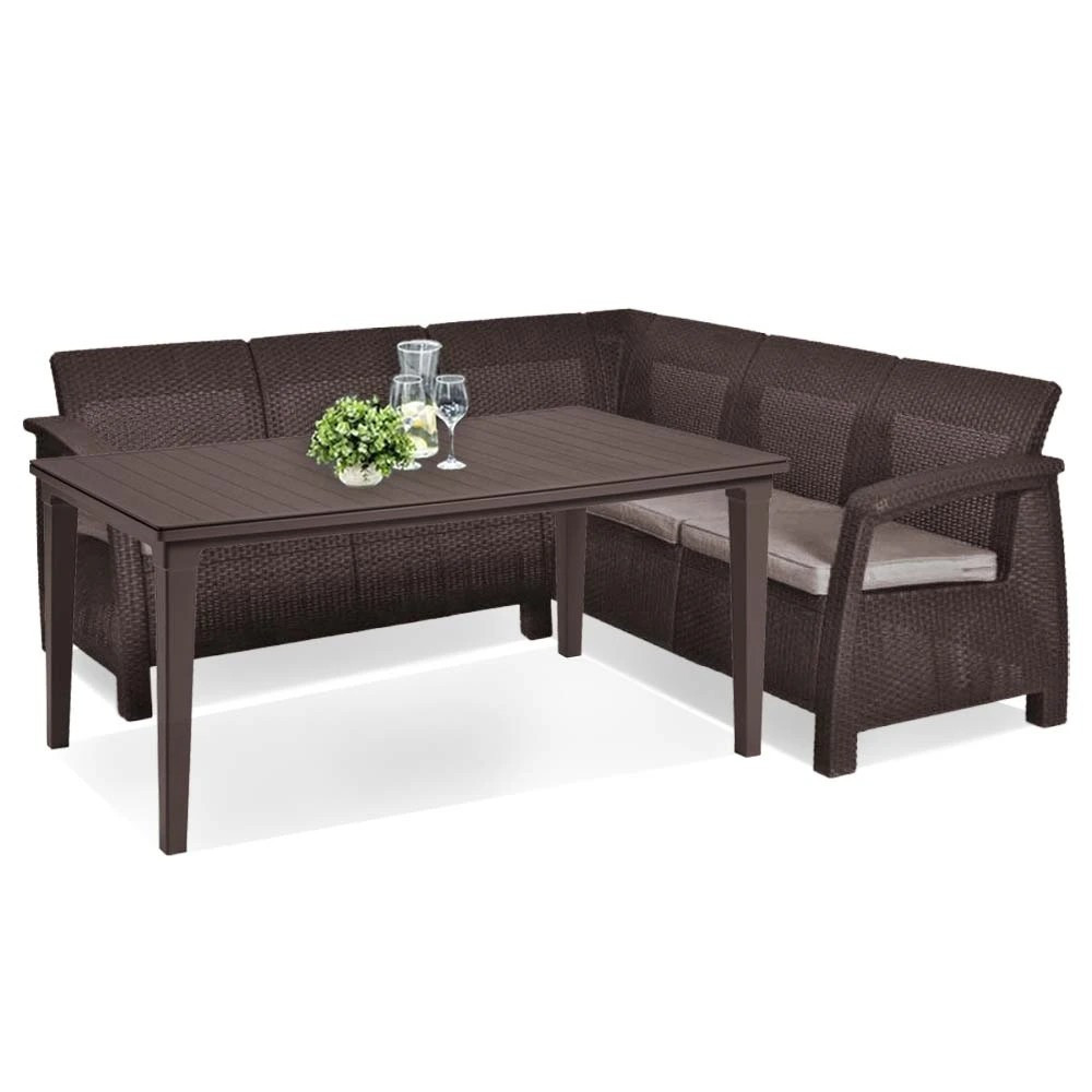 Curver Set de mobilier de grădină Corfu Relax cu masă Future Mobalis Homvera