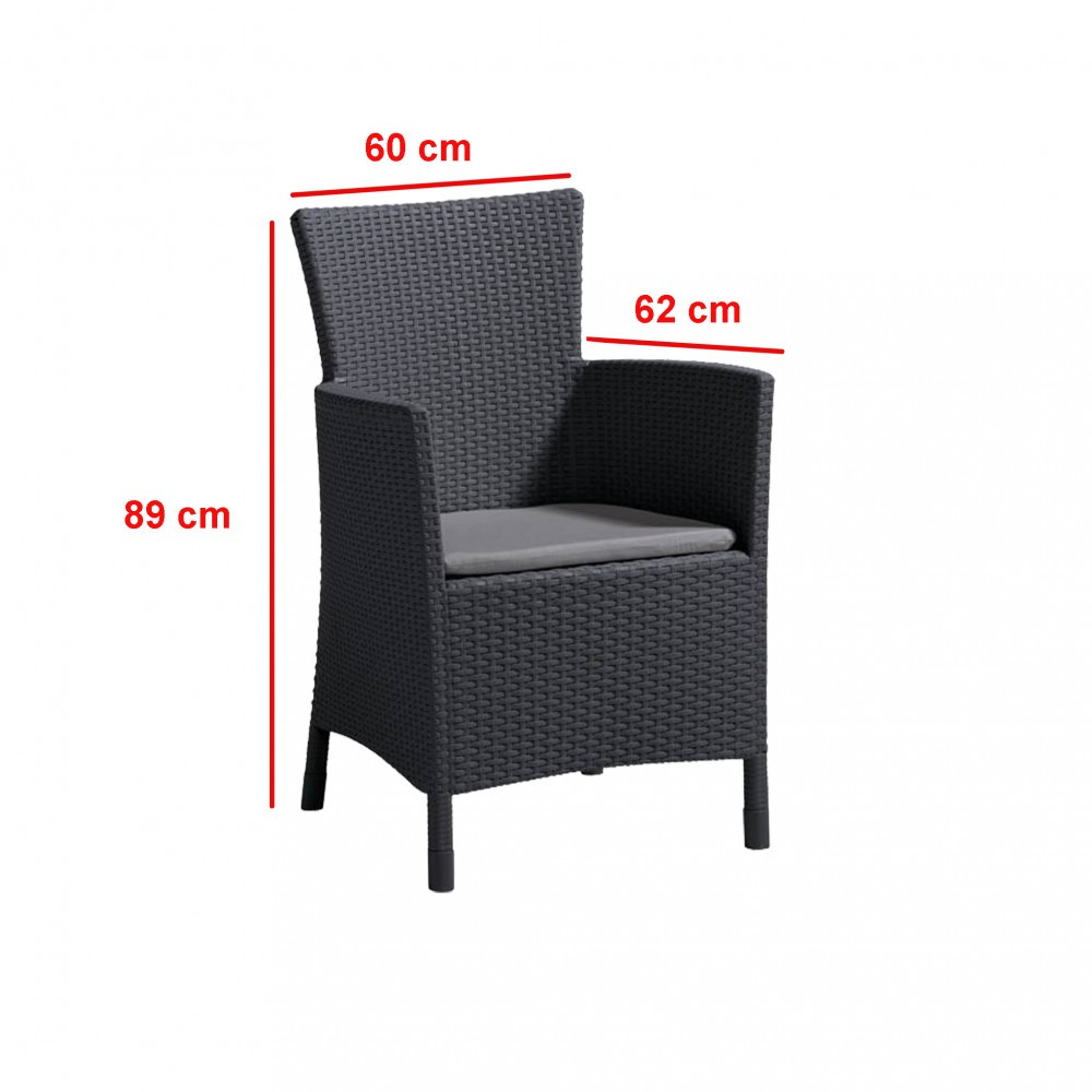 Curver Set de mobilier de grădină Liowa 6 în 1 Mobalis Homvera