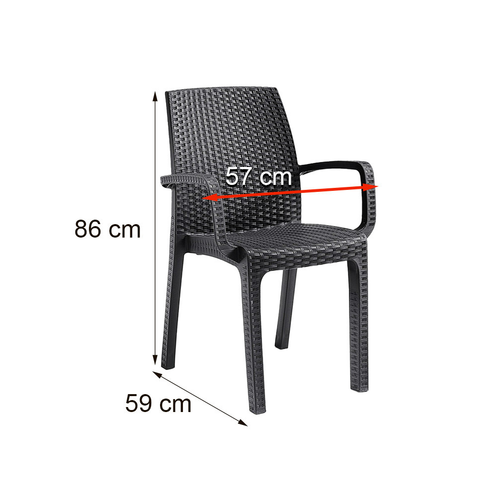 Leziter Set de mobilier de grădină Corri 4 în 1 Mobalis Homvera