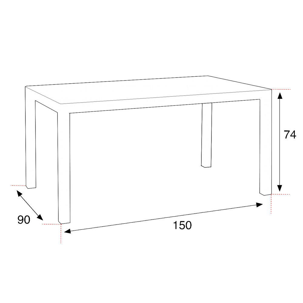 Leziter Set de mobilier de grădină Corri 4 în 1 Mobalis Homvera