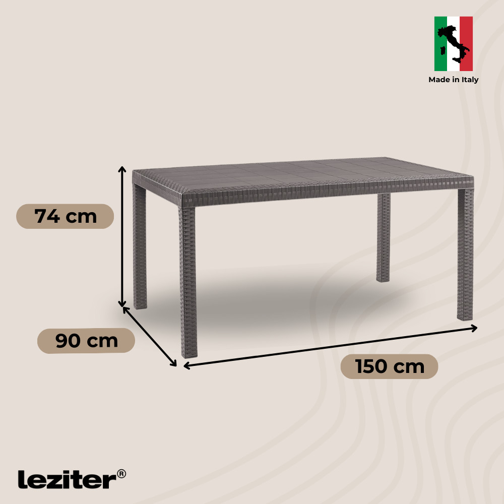 Leziter Set de mobilier de grădină Hellda 6 în 1 Mobalis Homvera