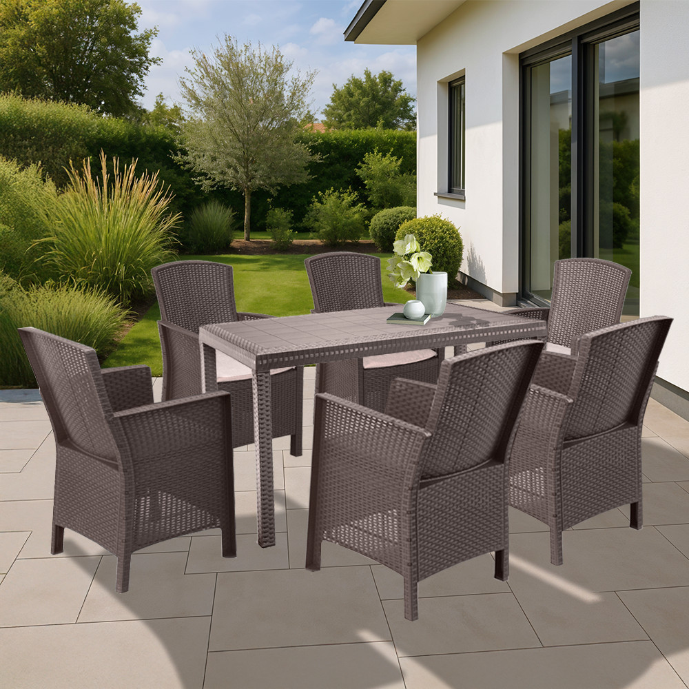 Leziter Set de mobilier de grădină Hellma 6 în 1 Mobalis Homvera