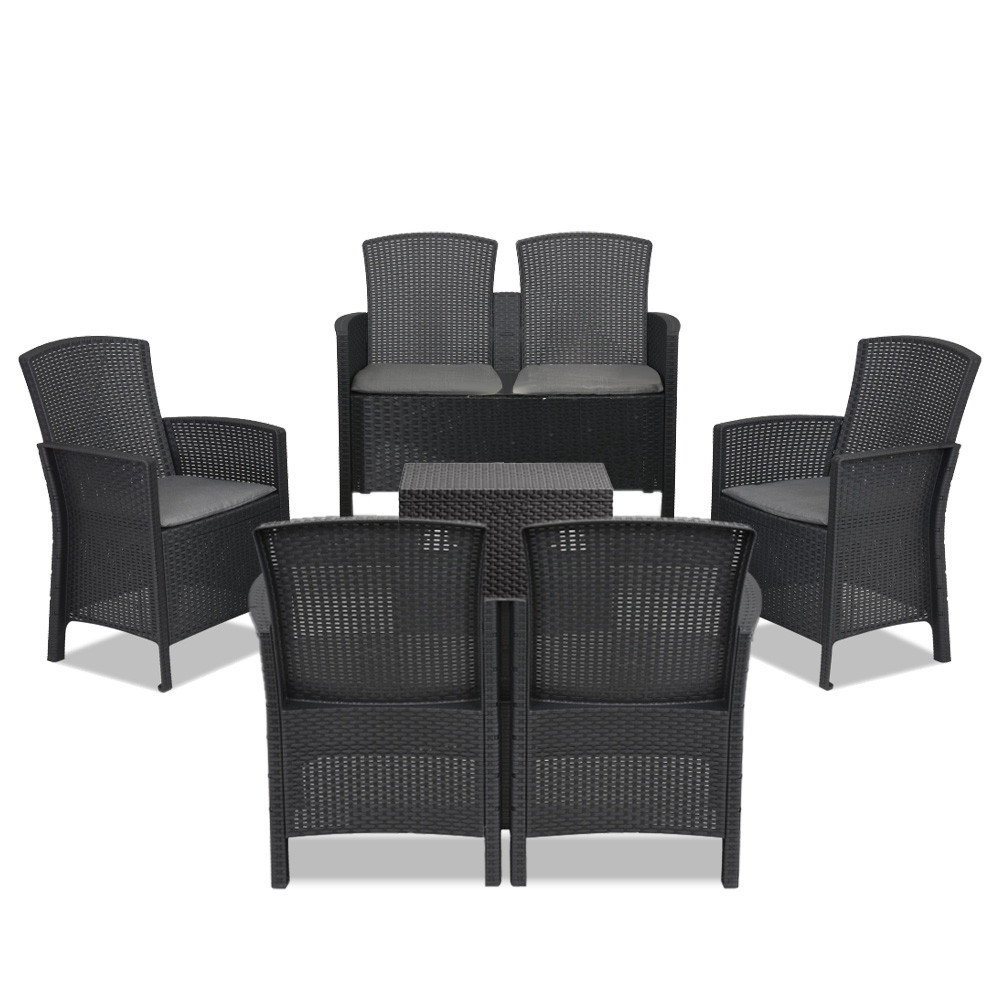 Leziter Set de mobilier de grădină Lima II cu 6 locuri Mobalis Homvera