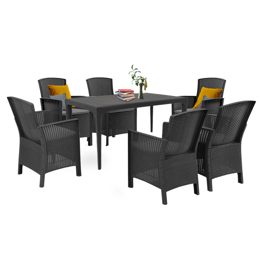 Leziter Set de mobilier de grădină Odima 6 în 1 Mobalis Homvera