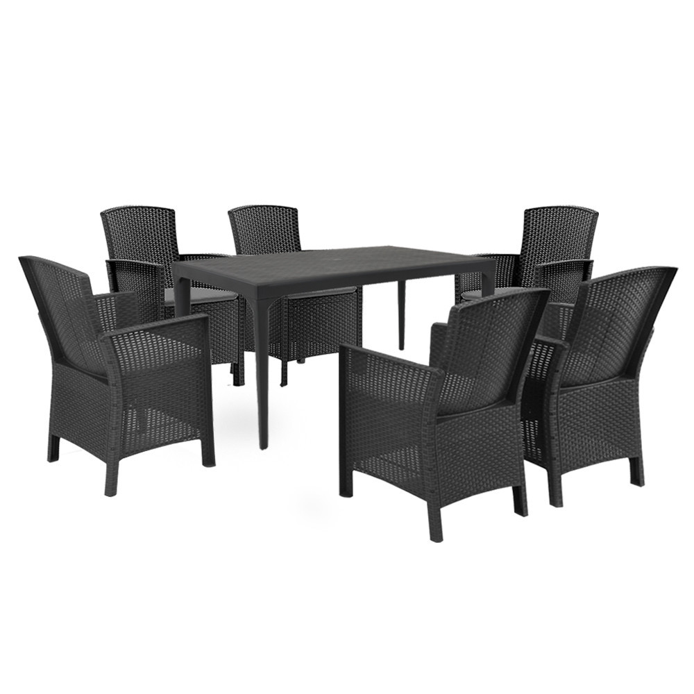 Leziter Set de mobilier de grădină Odima 6 în 1 Mobalis Homvera