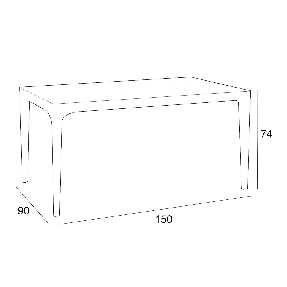 Leziter Set mobilier de grădină Nero III cu 6 locuri Mobalis Homvera