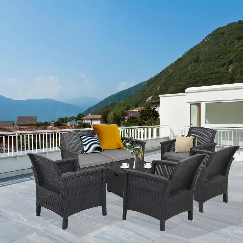 Leziter Set de mobilier de grădină Venus II Big cu 6 locuri Mobalis Homvera