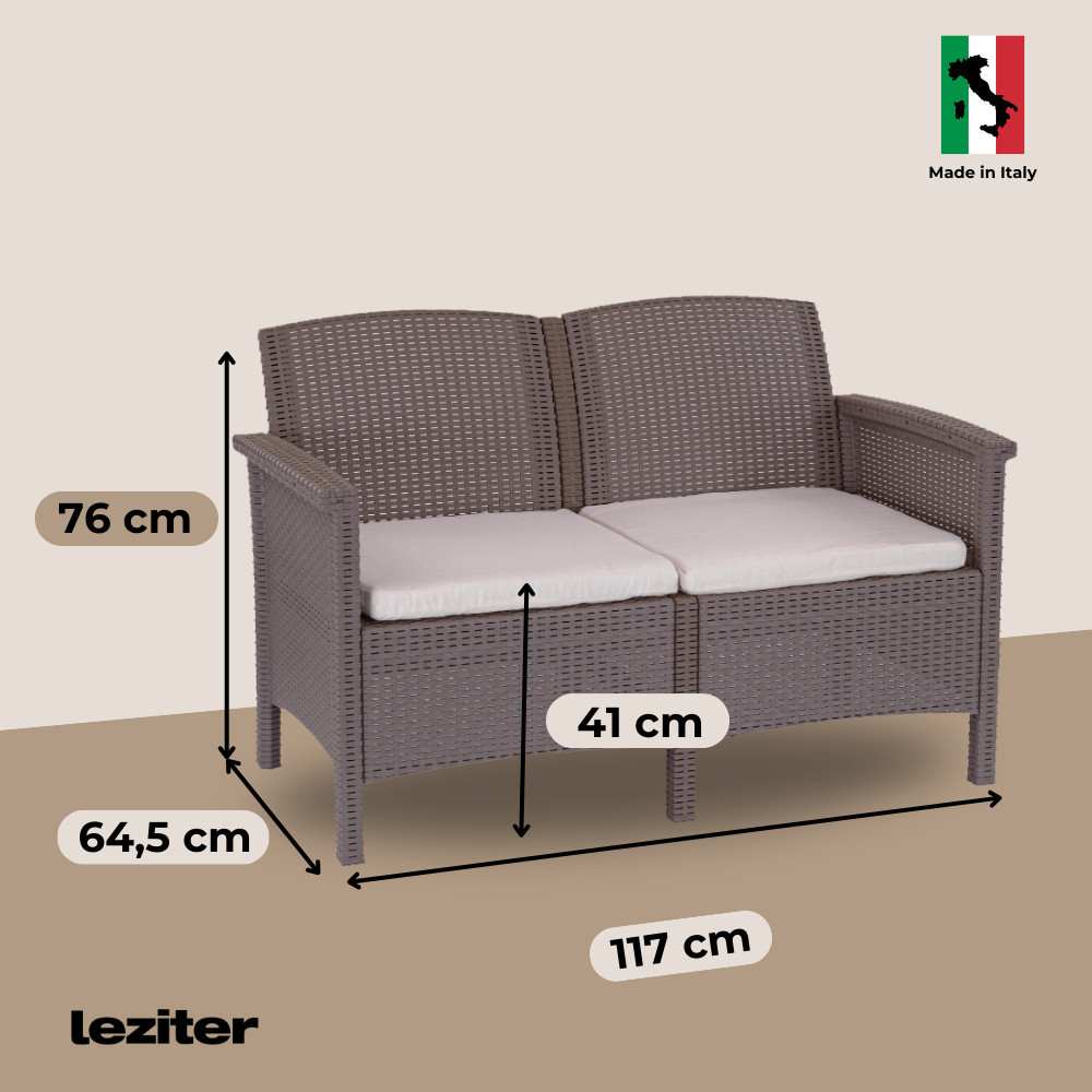 Leziter Set de mobilier de grădină Venus cu 4 locuri Mobalis Homvera