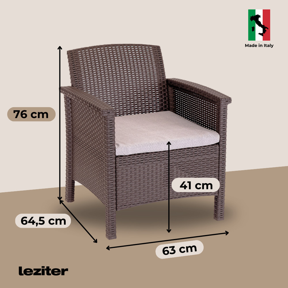 Leziter Set de mobilier de grădină Venus cu 4 locuri Mobalis Homvera