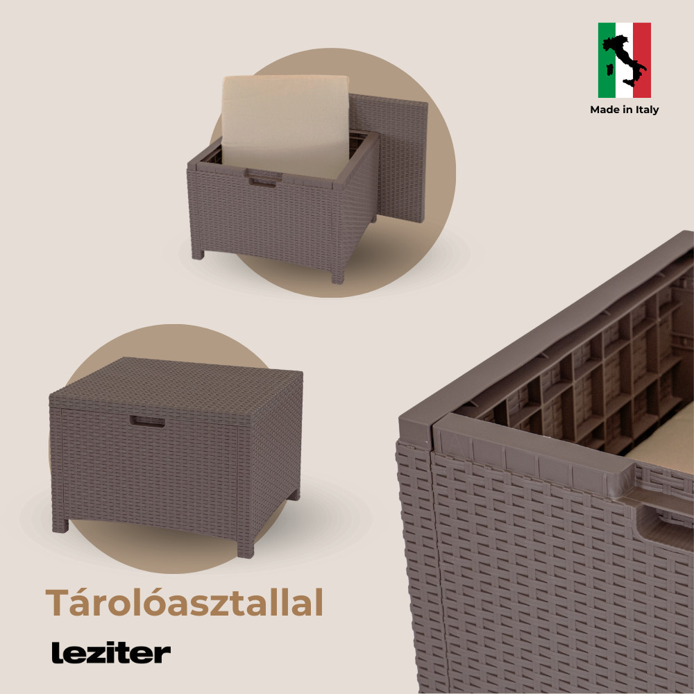 Leziter Set de mobilier de grădină Venus cu 4 locuri Mobalis Homvera