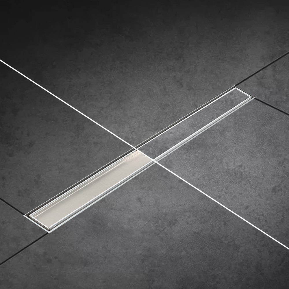 Leziter Canal de scurgere pentru duș Linea, faianță aplicabilă Mobalis Homvera