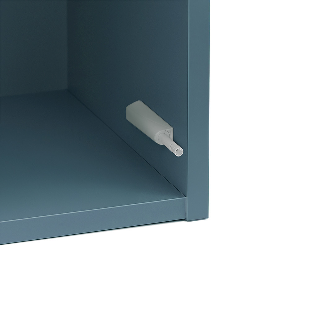 Leziter Dulap suspendat Boxie cu 1 ușă 80x40x37 cm albastru petrol Mobalis Homvera