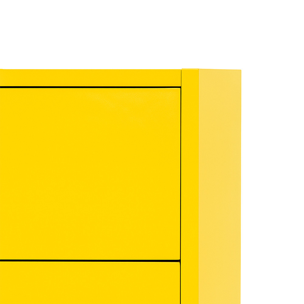 Leziter Dulap suspendat Boxie cu 2 sertare 40x40x37 cm galben Mobalis Homvera