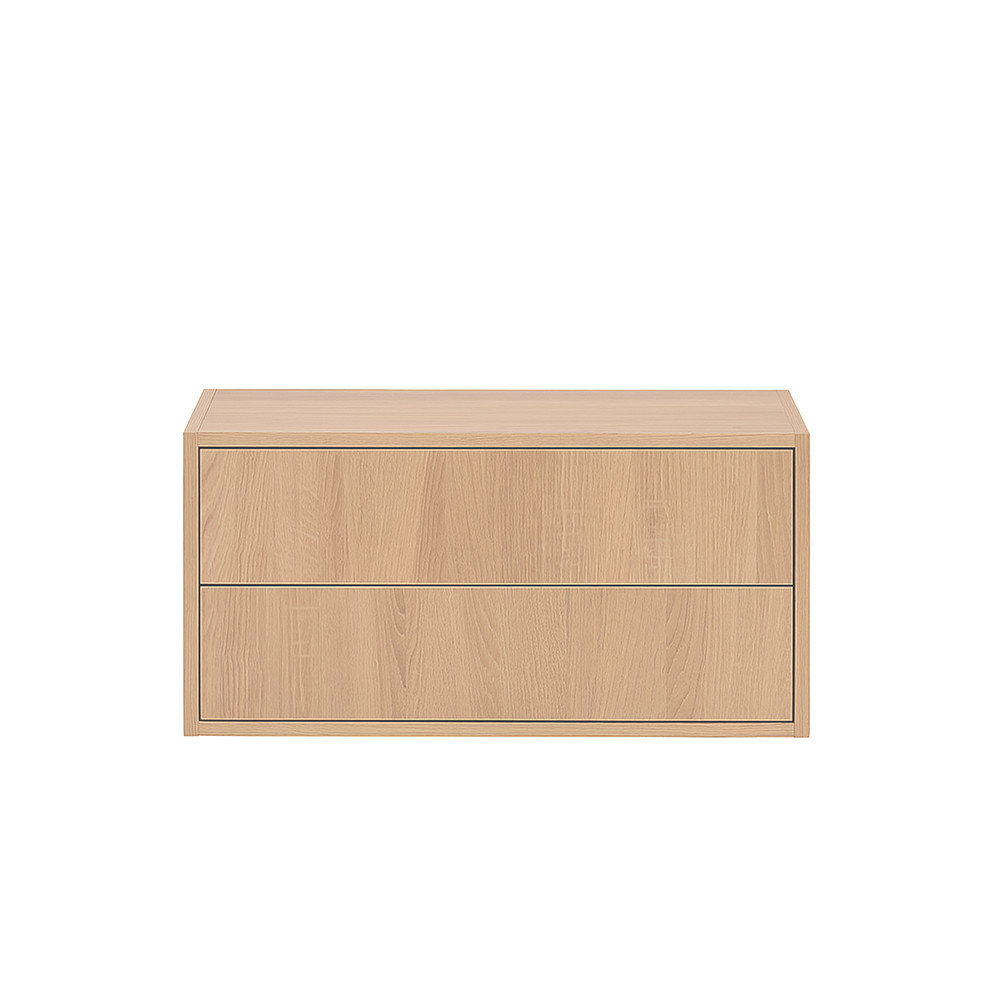 Leziter Dulap suspendat Boxie cu 2 sertare 40x80x37 cm stejar sonoma Mobalis Homvera