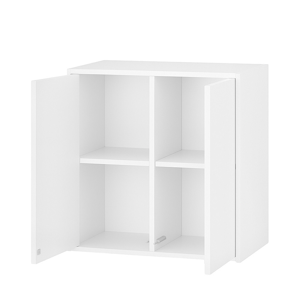 Leziter Dulap suspendat Boxie cu 2 uși 80x80x37 cm alb Mobalis Homvera