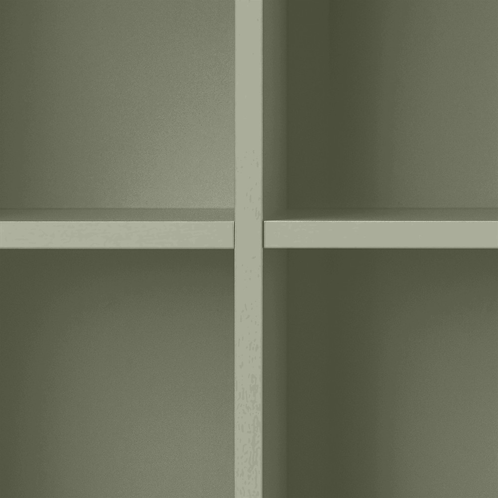 Leziter Dulap suspendat deschis Boxie 80x80x37 cm verde Mobalis Homvera