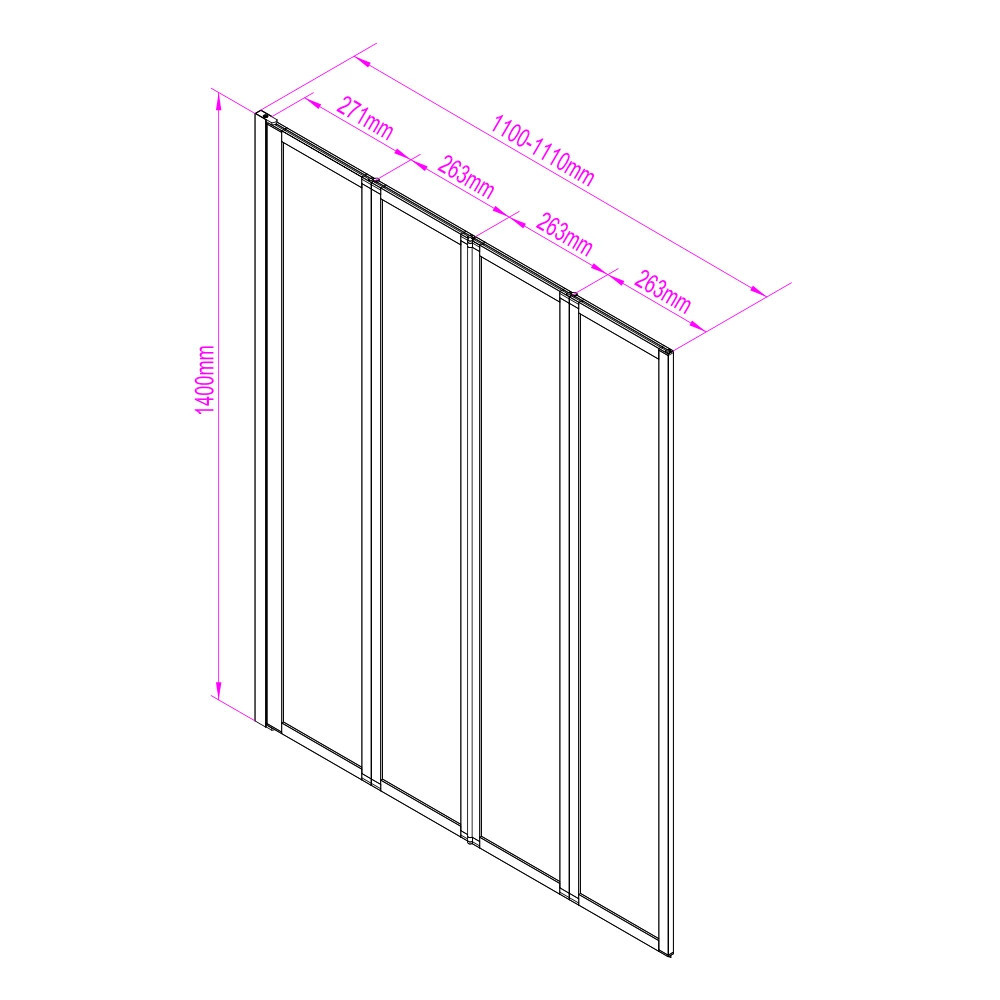 Leziter Paravan de cadă Tribeca 110x140 cm Mobalis Homvera