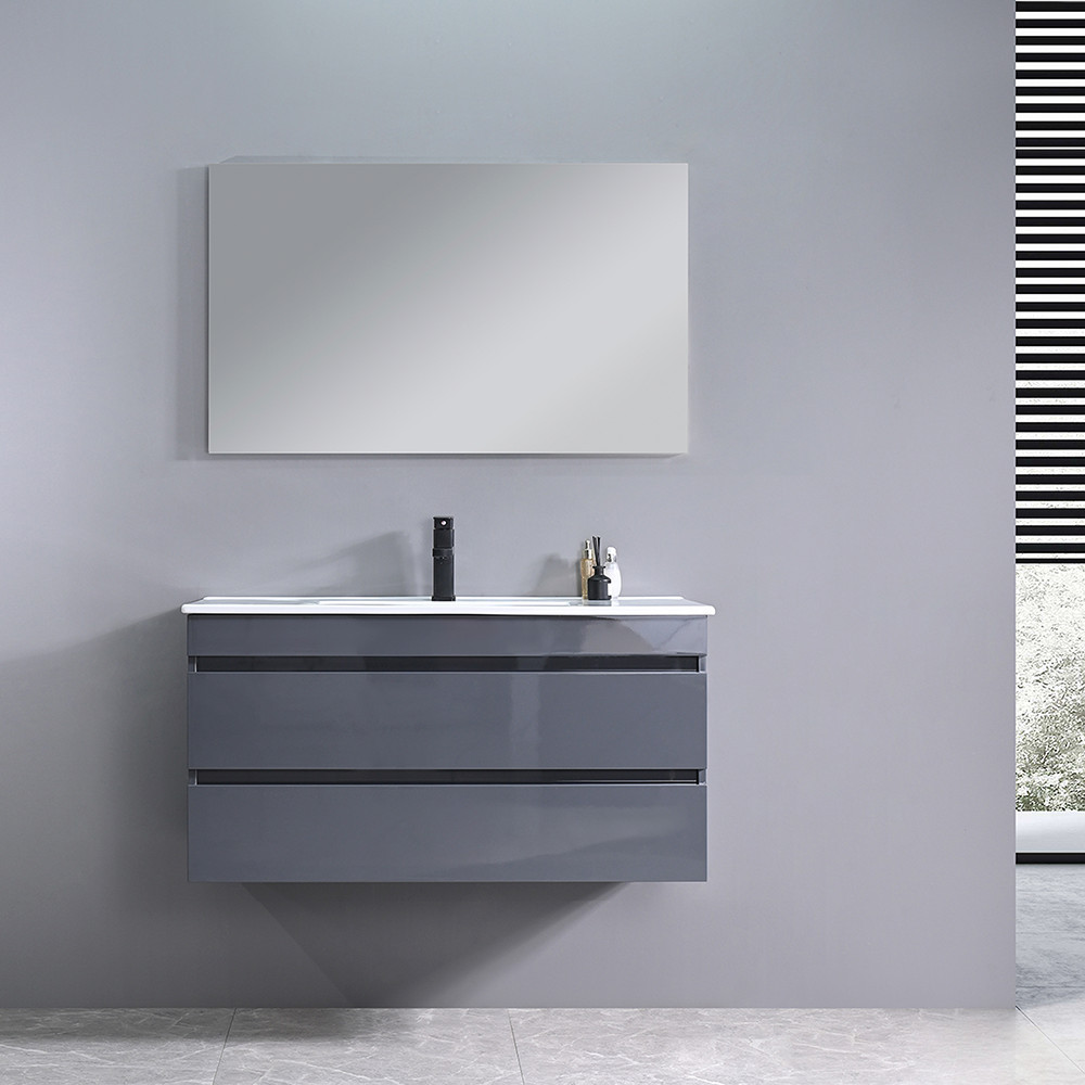 Leziter Dulap inferior Cube 100 cu lavoar Mobalis Homvera