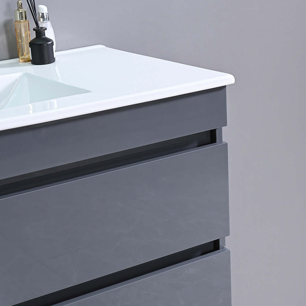 Leziter Dulap inferior Cube 100 cu lavoar Mobalis Homvera