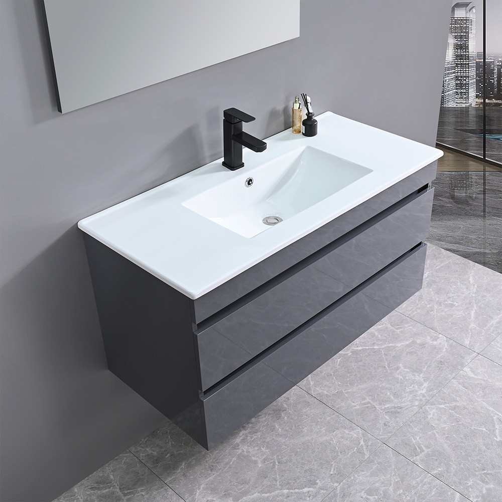 Leziter Dulap inferior Cube 100 cu lavoar Mobalis Homvera