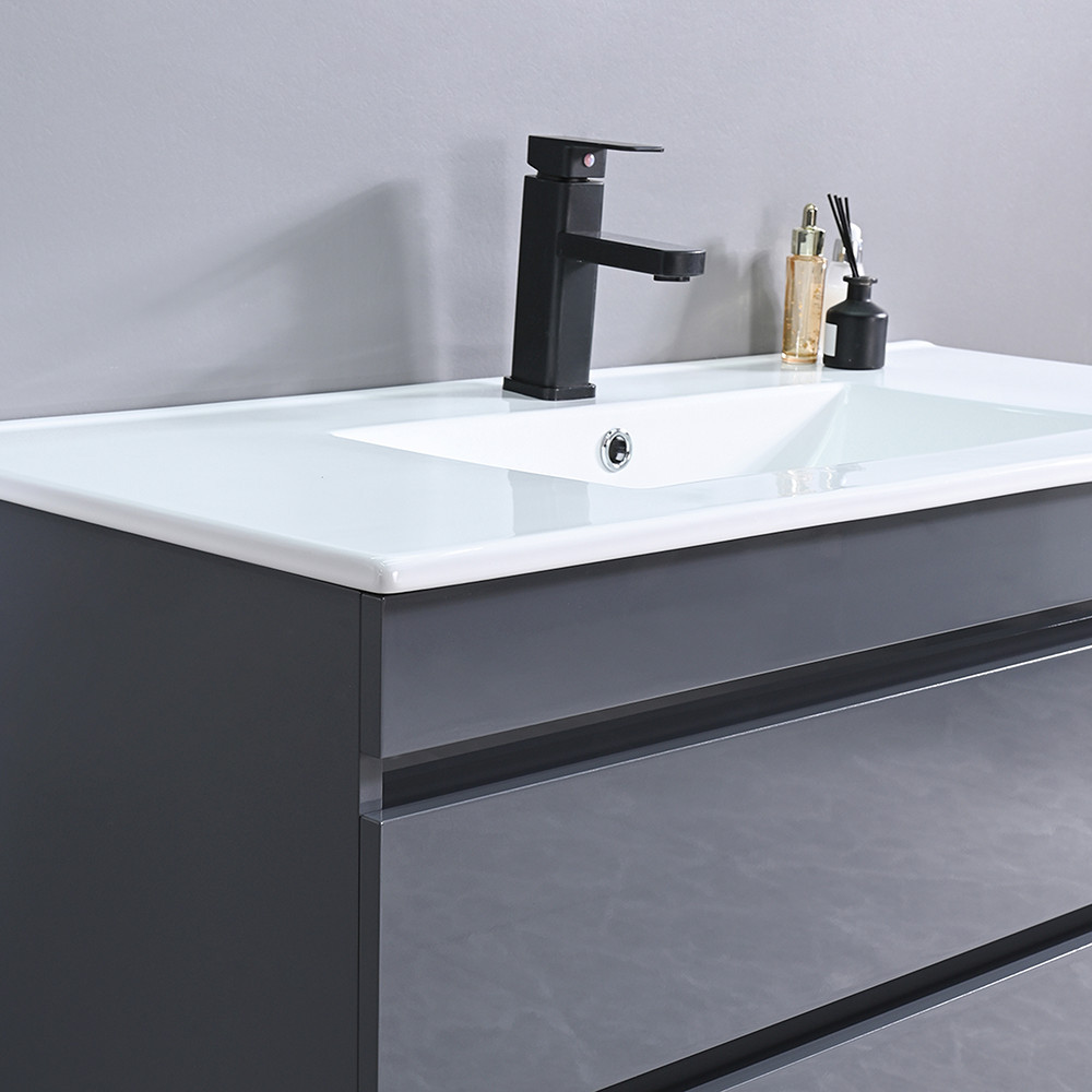 Leziter Dulap inferior Cube 100 cu lavoar Mobalis Homvera