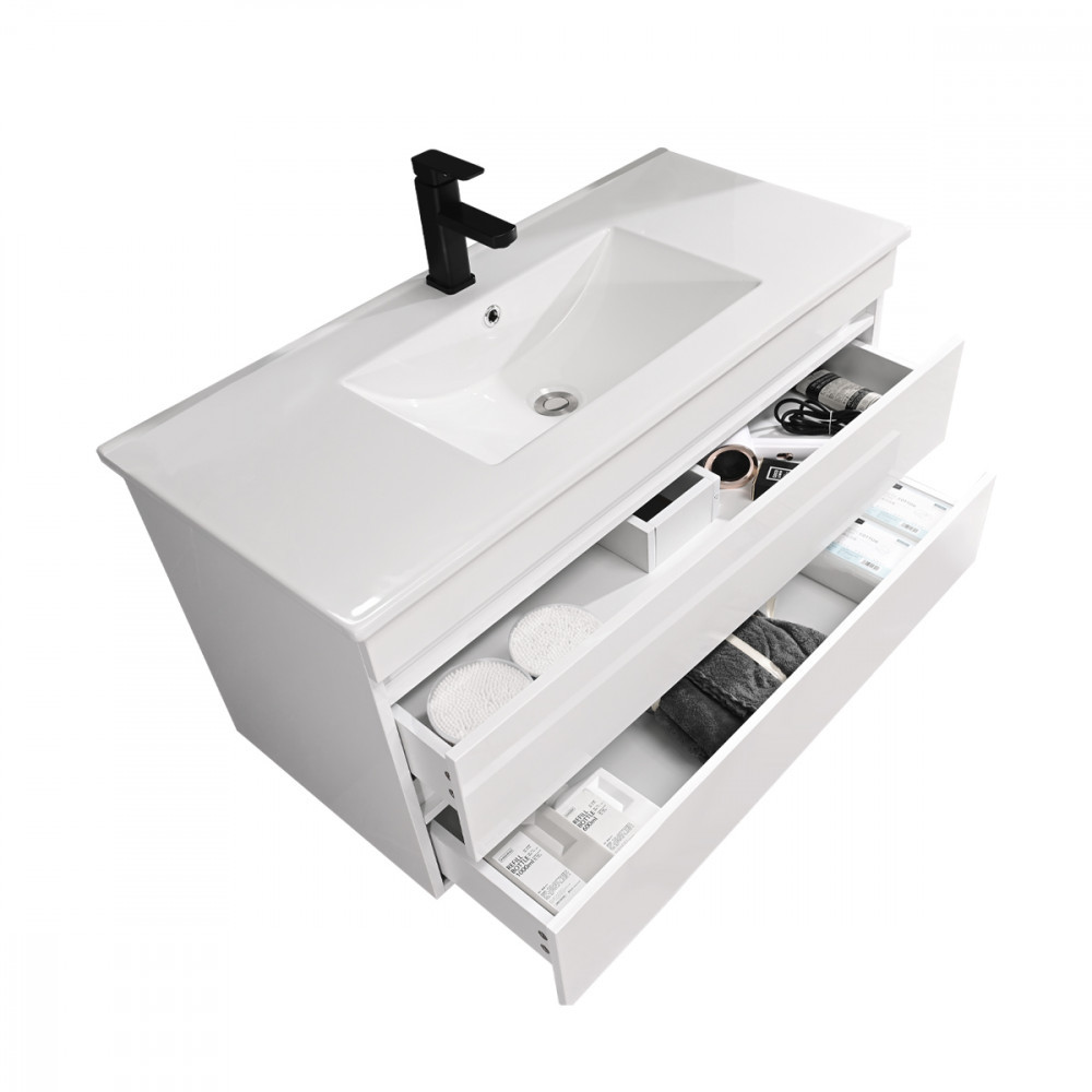 Leziter Dulap inferior Cube 100 cu lavoar Mobalis Homvera