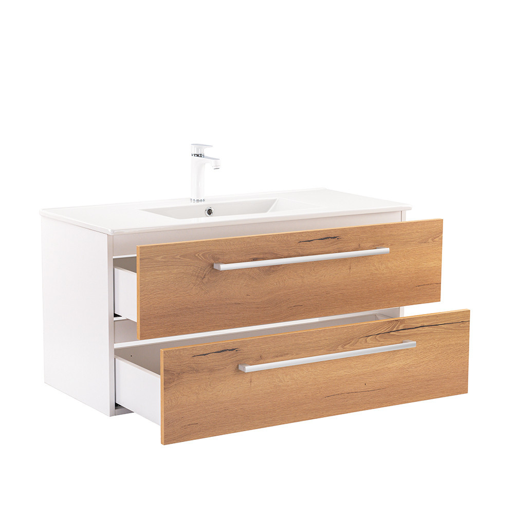 Leziter Dulap inferior Vario Clam 100 cu lavoar Mobalis Homvera