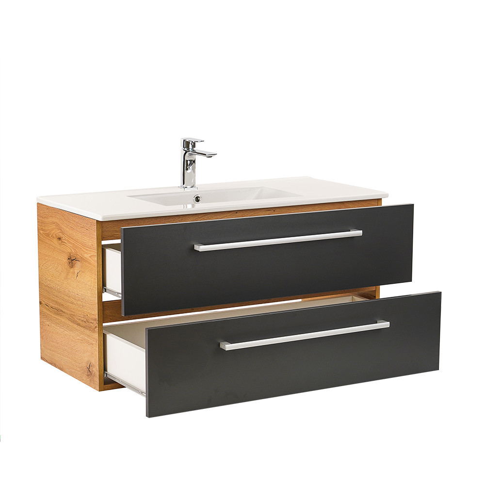 Leziter Dulap inferior Vario Clam 100 cu lavoar Mobalis Homvera