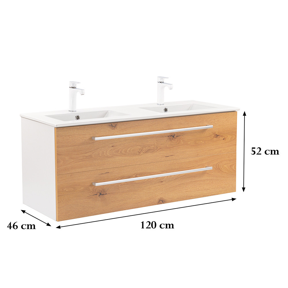 Leziter Dulap inferior Vario Clam 120 cu lavoar Mobalis Homvera