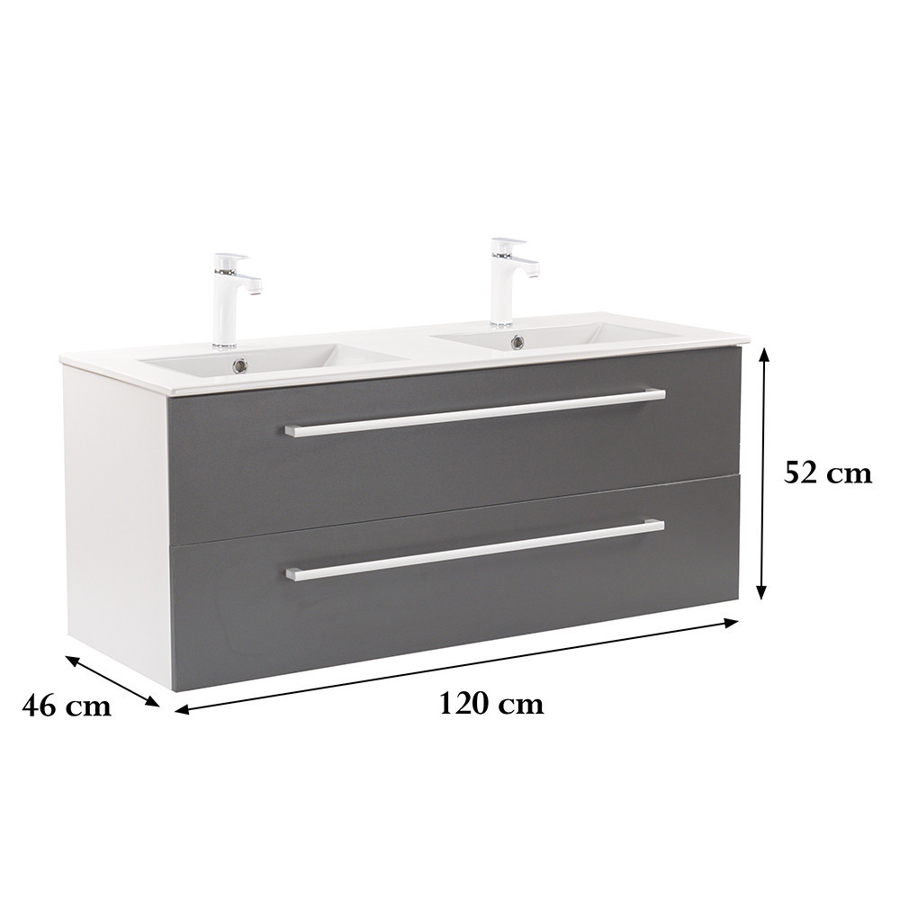 Leziter Dulap inferior Vario Clam 120 cu lavoar Mobalis Homvera