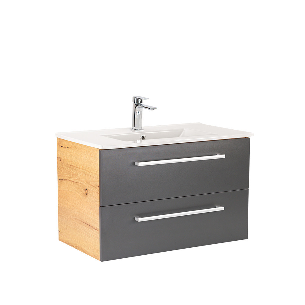 Leziter Dulap inferior Vario Clam 80 cu lavoar Mobalis Homvera