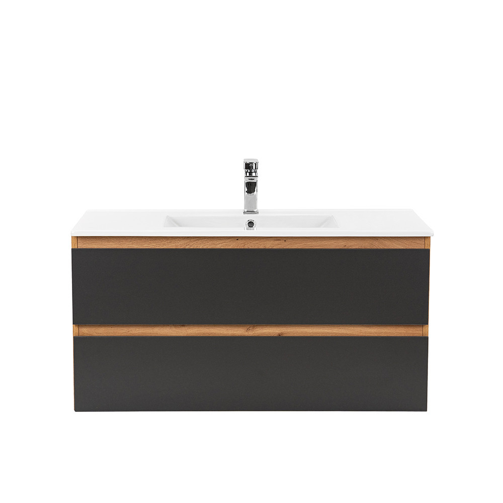 Leziter Dulap inferior Vario Forte 100 cu lavoar Mobalis Homvera