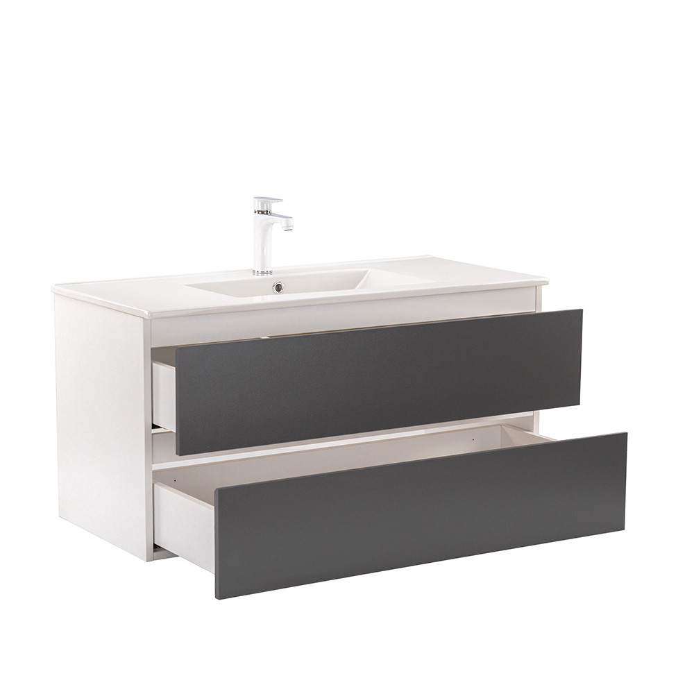 Leziter Dulap inferior Vario Forte 100 cu lavoar Mobalis Homvera