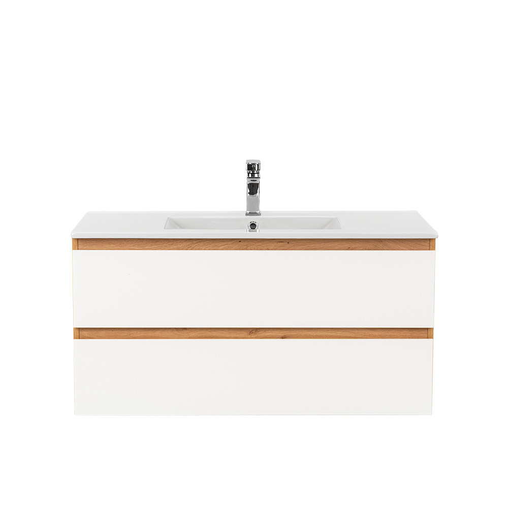 Leziter Dulap inferior Vario Forte 100 cu lavoar Mobalis Homvera