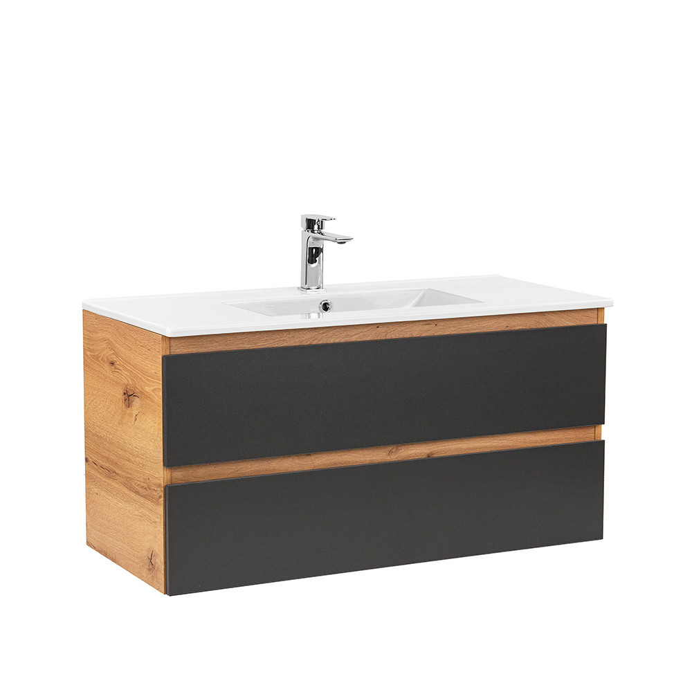 Leziter Dulap inferior Vario Forte 100 cu lavoar Mobalis Homvera