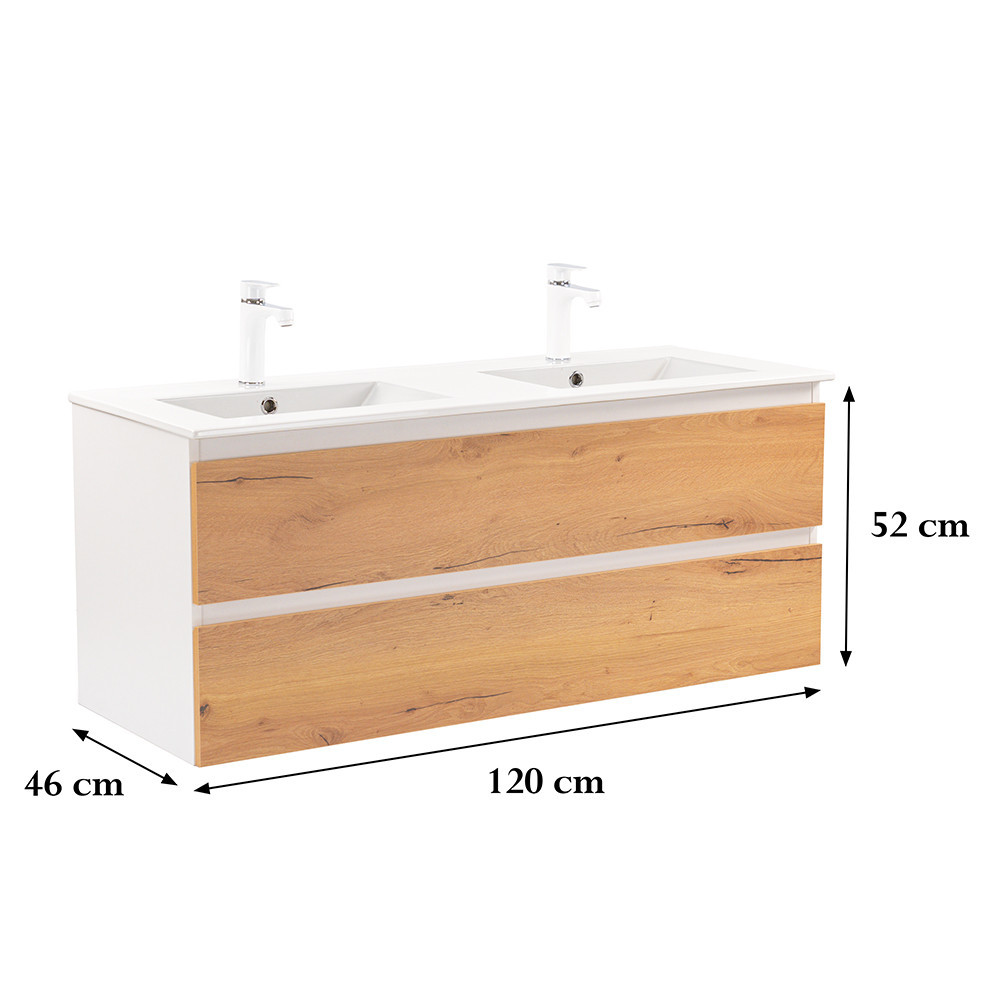 Leziter Dulap inferior Vario Forte 120 cu lavoar Mobalis Homvera