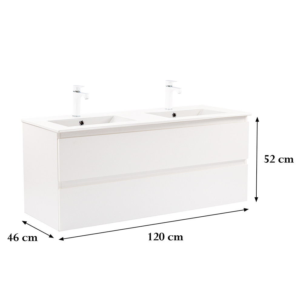 Leziter Dulap inferior Vario Forte 120 cu lavoar Mobalis Homvera