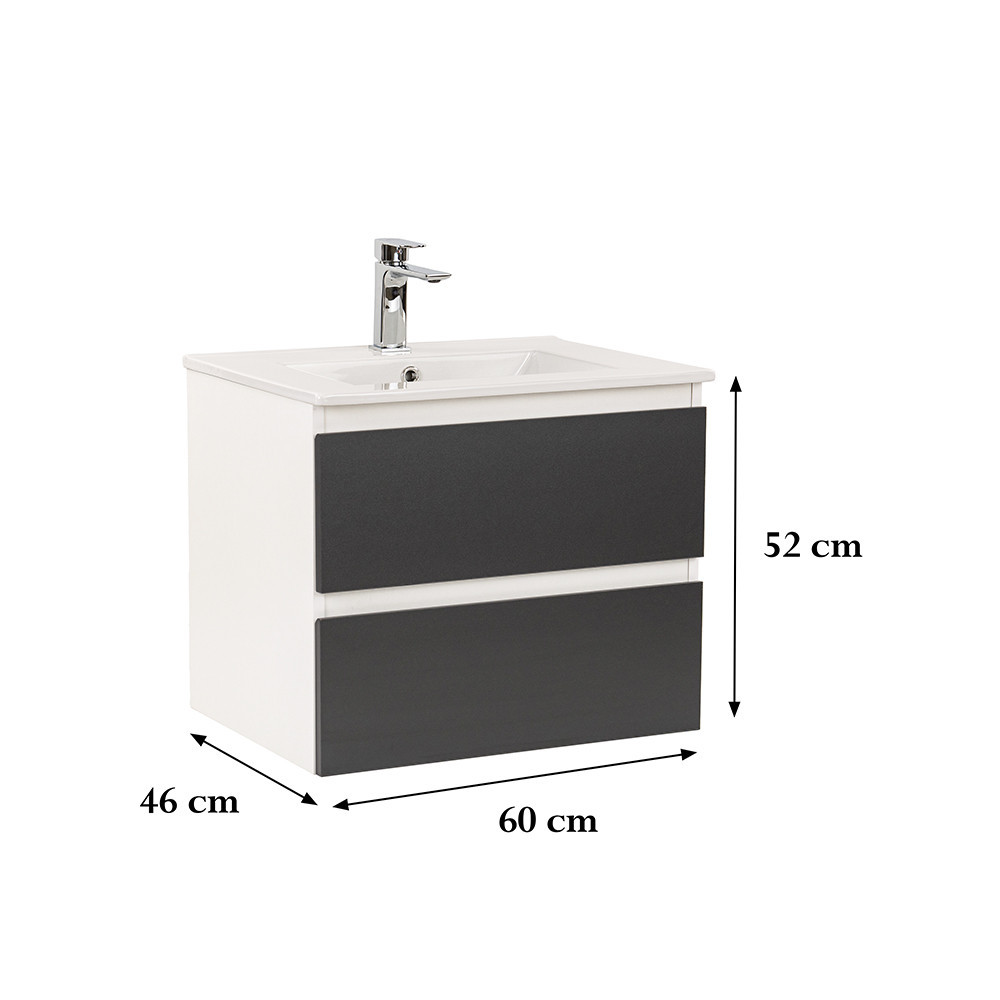 Leziter Dulap inferior Vario Forte 60 cu lavoar Mobalis Homvera