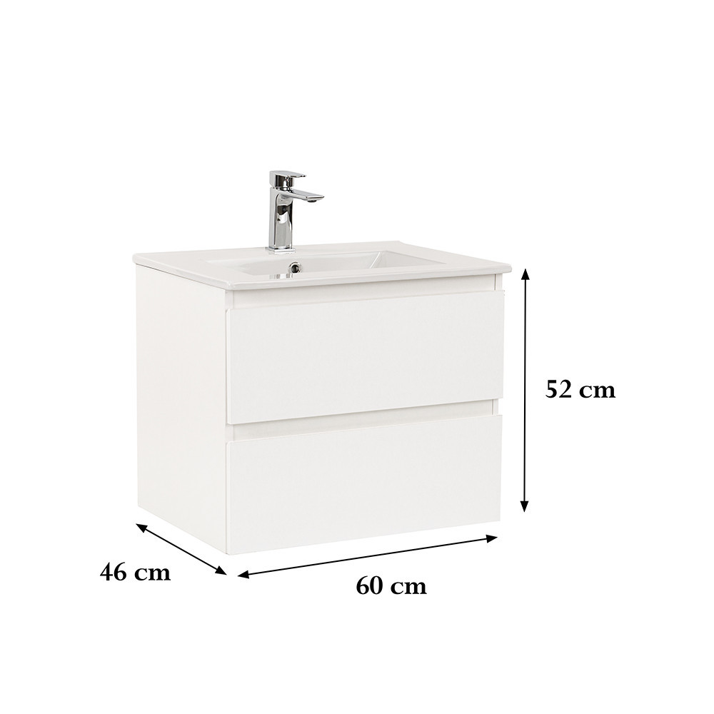 Leziter Dulap inferior Vario Forte 60 cu lavoar Mobalis Homvera