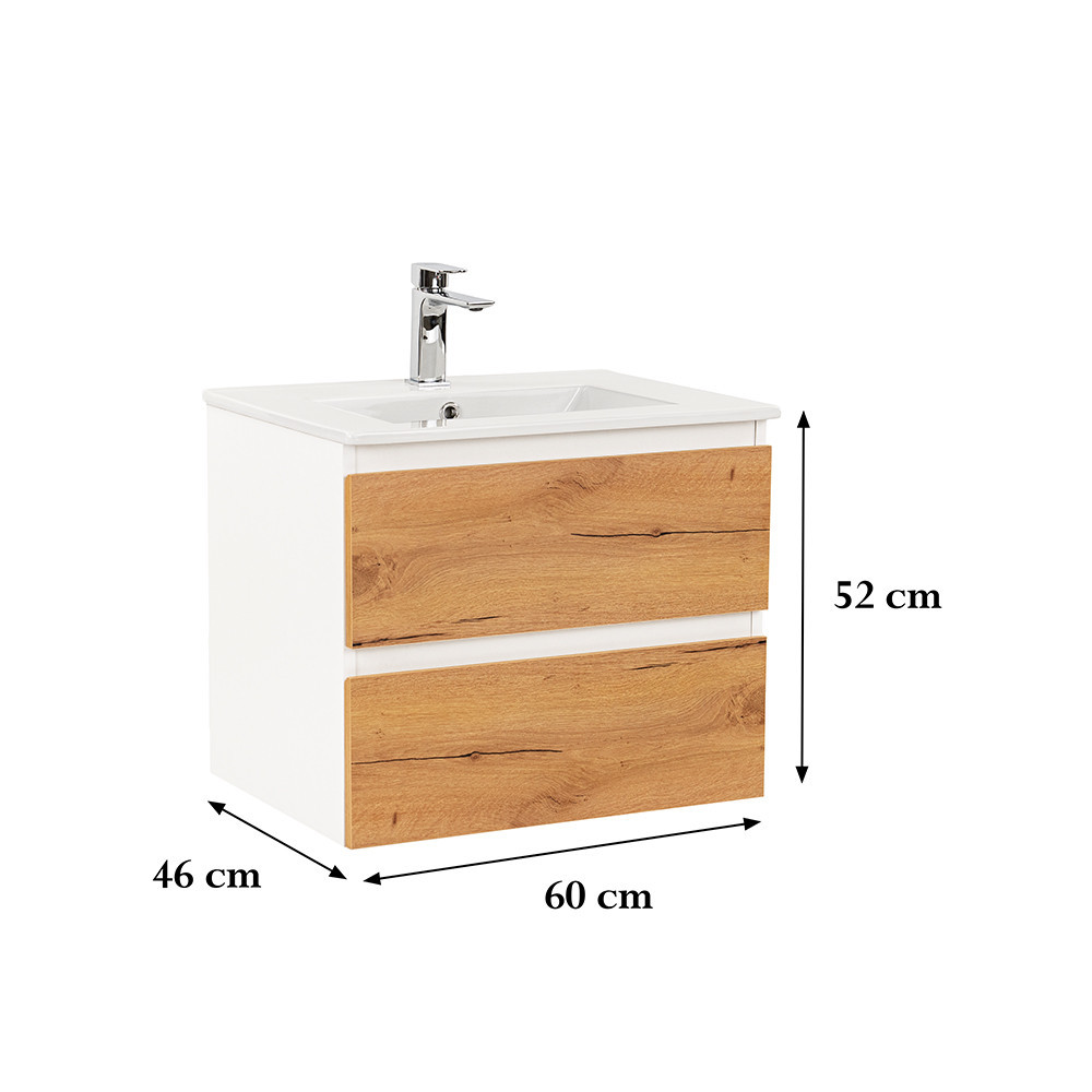 Leziter Dulap inferior Vario Forte 60 cu lavoar Mobalis Homvera