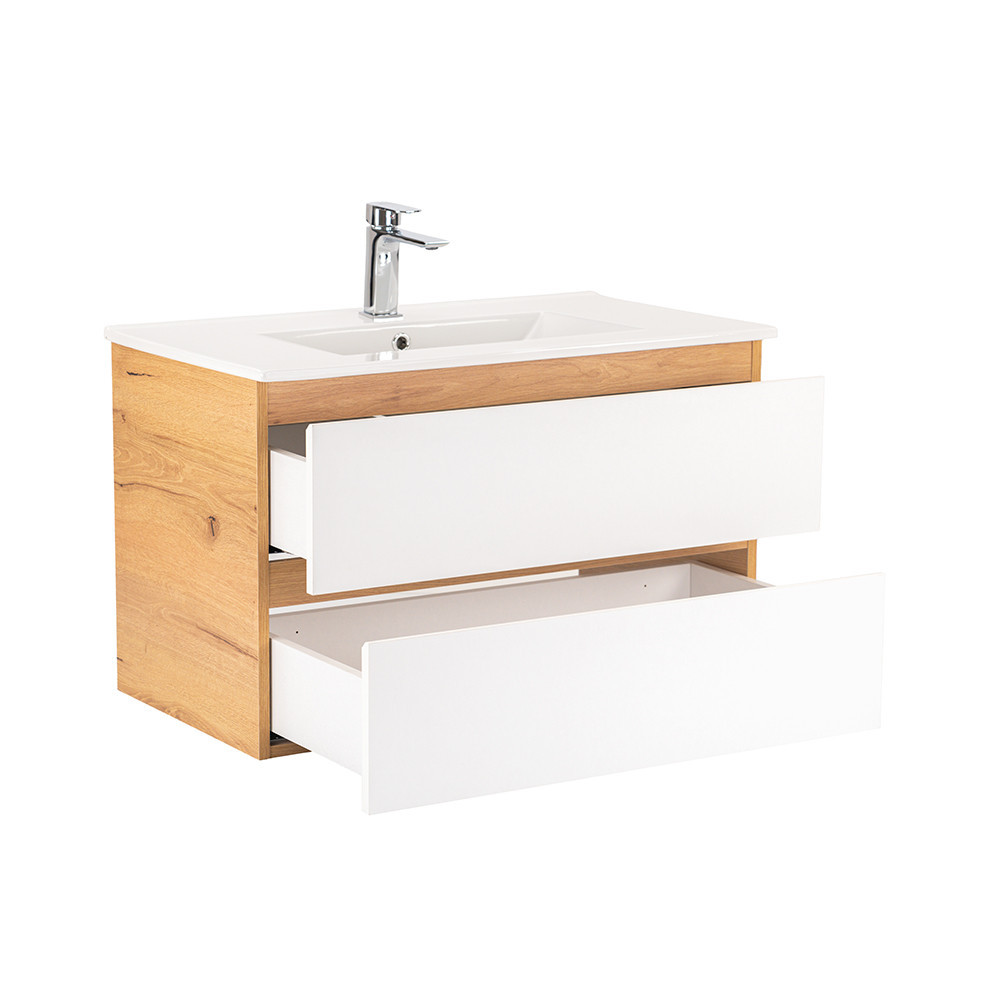 Leziter Dulap inferior Vario Forte 80 cu lavoar Mobalis Homvera