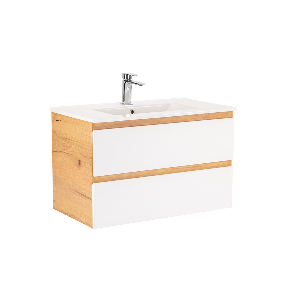 Leziter Dulap inferior Vario Forte 80 cu lavoar Mobalis Homvera