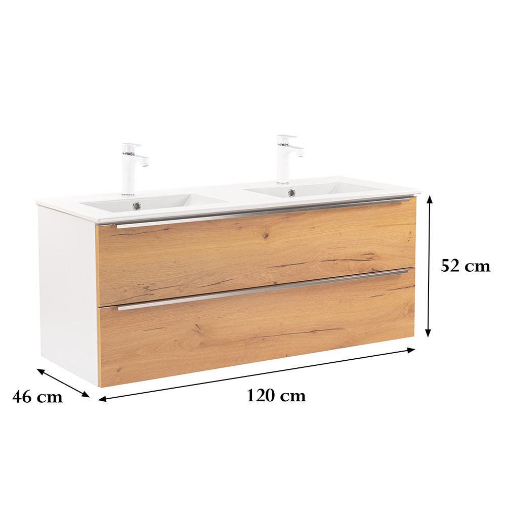 Leziter Dulap inferior Vario Trim 120 cu lavoar Mobalis Homvera