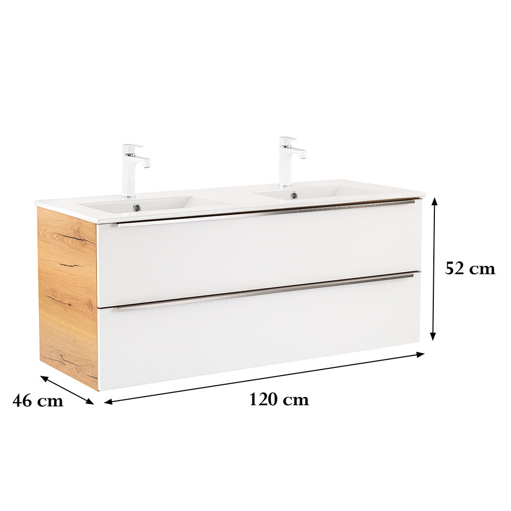 Leziter Dulap inferior Vario Trim 120 cu lavoar Mobalis Homvera