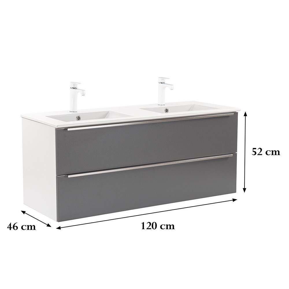 Leziter Dulap inferior Vario Trim 120 cu lavoar Mobalis Homvera