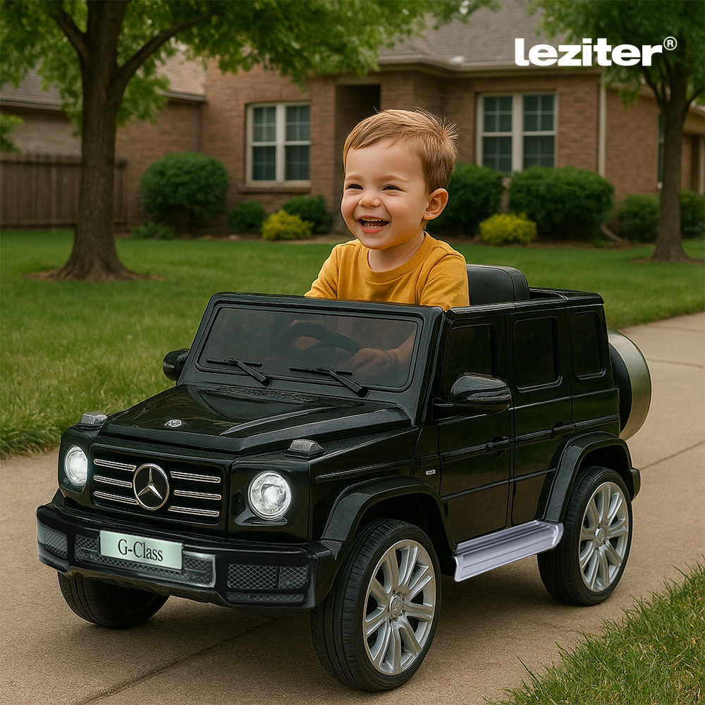 Leziter Mașină electrică Mercedes Benz G500 neagră Mobalis Homvera