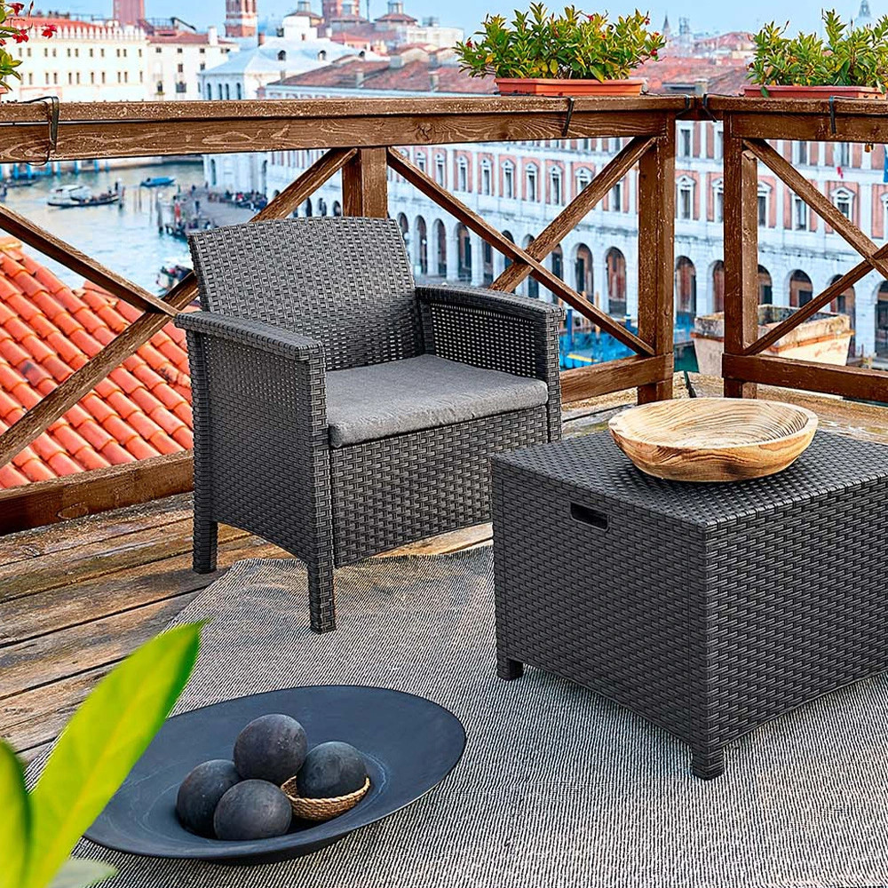 Leziter Scaun de grădină din plastic Venus Mobalis Homvera