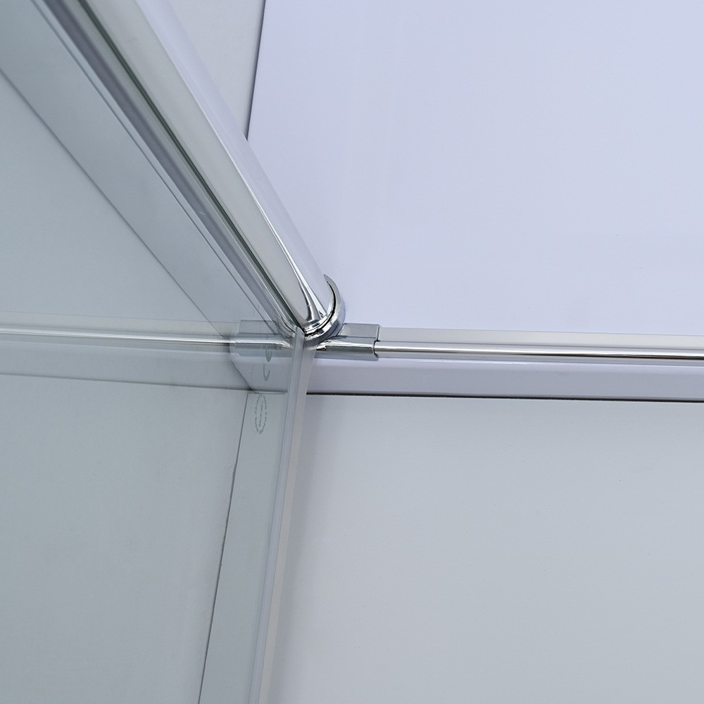 Leziter Ușă de duș cu două aripi Saloon 80x195 cm Mobalis Homvera