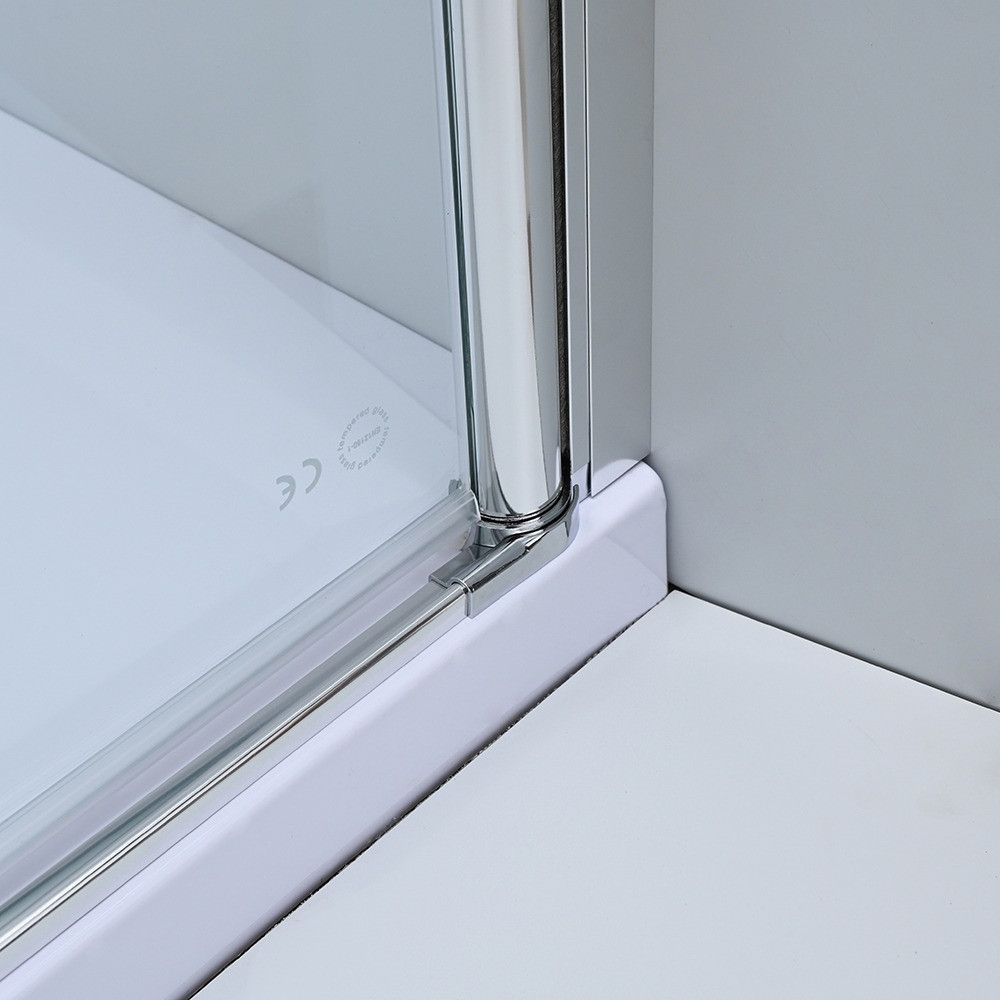 Leziter Ușă de duș cu două aripi Saloon 80x195 cm Mobalis Homvera