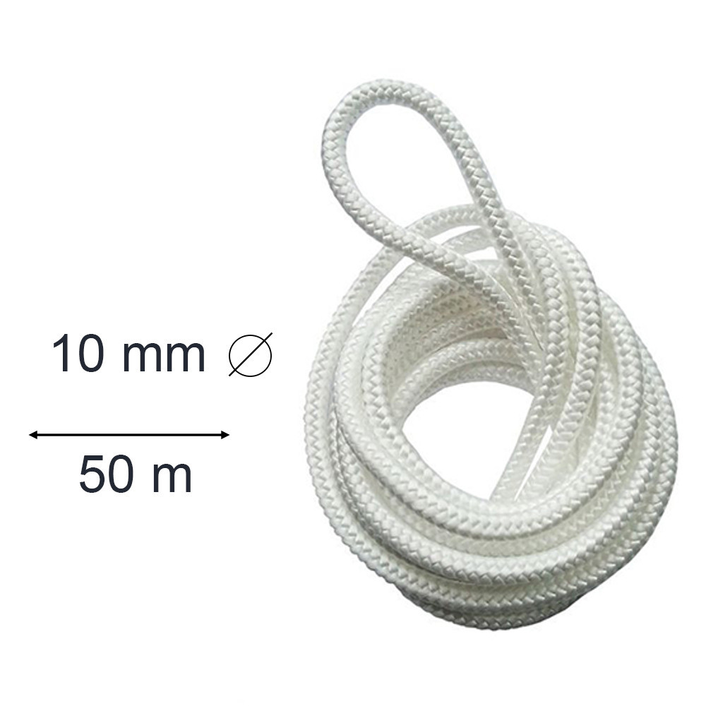 Leziter Rolă de 50 m cu frânghie din PVC de 10 mm Mobalis Homvera